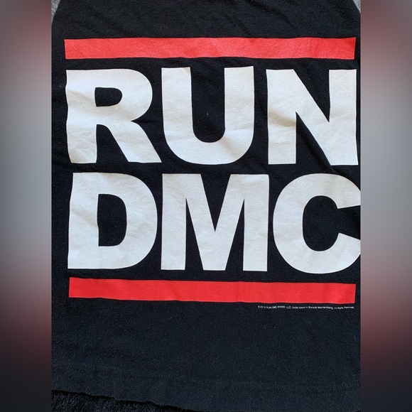 Bravado Vintage 70’s RUN DMC Baseball Tshirt Small PreOwned - Picture 3 of 9